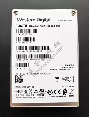 WD Western DC SS530 7 68T 15 36T SAS 12Gb SSD enterprise-level solid state drive