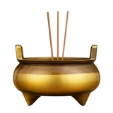 Латунная курильница для благовоний, аромалампа, из алойного дерева, полный комплект