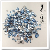 Taiwan acrylic hand seam drill DIY rhinestone material bag clothes wedding dance clothing flash Diamond clothing accessories set