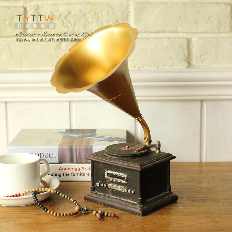 đầu đĩa than hi-end	 Châu Âu retro ghi thanh thanh thủ công nhà trang trí quán cà phê trang trí mô hình ghi âm - Máy hát 	đầu đĩa than cao cấp