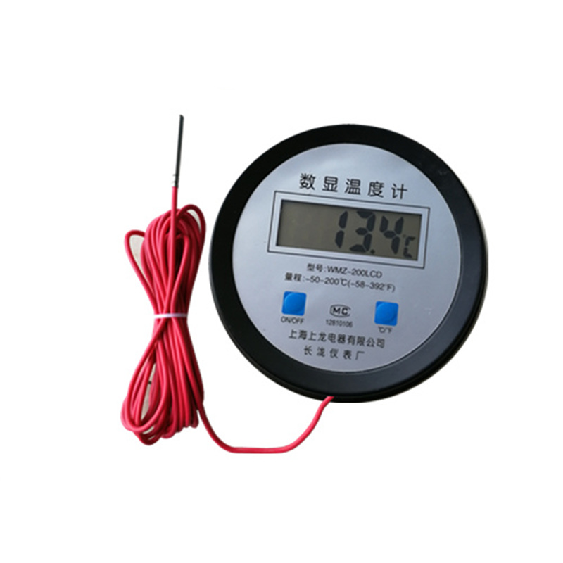 Seawater Bacon Temperature Gauge Water Thermometer Electronic Anti-Aquatic Temperature Gauge Acid PH Corrosion Electroplating Liquid Thermometers