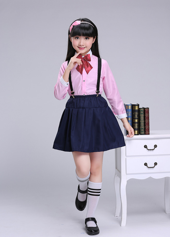 Ngày thiếu nhi Hiệu suất của trẻ em Mặc đồng phục trẻ em Đồng phục học sinh Trang phục Học sinh Trang phục hợp xướng Quần áo nam và nữ váy trẻ em 11 tuổi