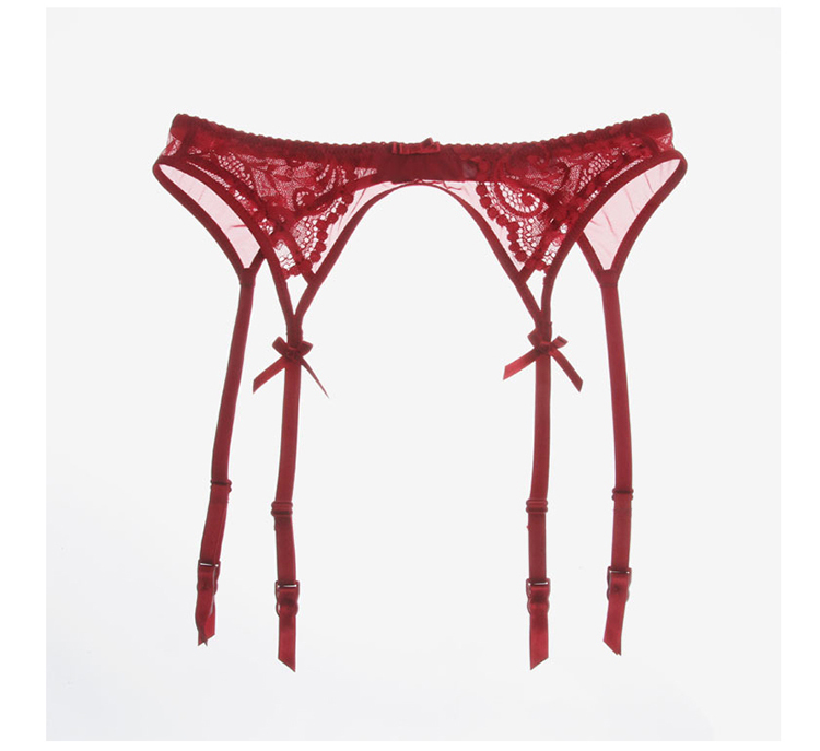Black/Red/White Women's Solid Color Summer Sexy Lace Trim Bow Metal Buckle Thigh-High Stockings Garter Belt Ga1014 Black/Red/White Women's Solid Color Summer Sexy Lace Trim Bow Metal Buckle Thigh-High Stockings Garter Belt Ga1014