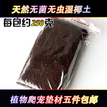 High quality coconut soil has been soaked Spider centipede scorpion high quality mat bulk 250g a pack of flower mat
