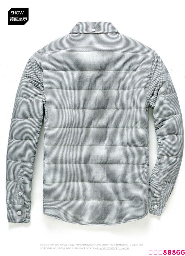 Áo nam mùa đông mới xuống áo cotton trẻ trung áo dài tay Áo khoác mỏng ấm áp quần áo đẹp trai áo sơ mi hàn quốc nam