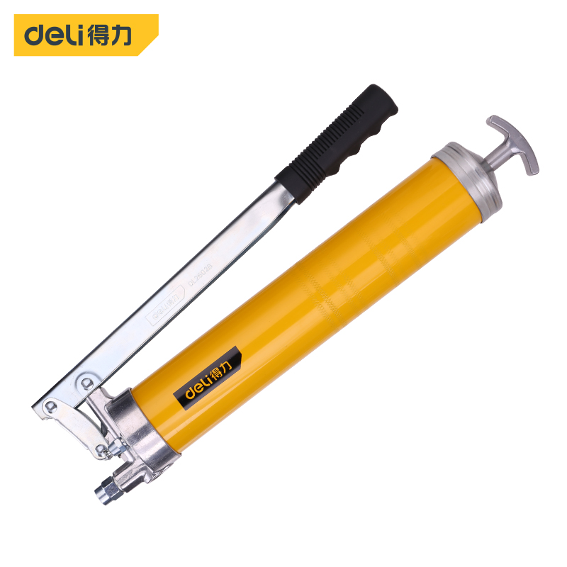 Able heavy heavy yellow oil gun 600cc self-suction double-lever manual hand slapped oil lubricator DL2601B DL2602B