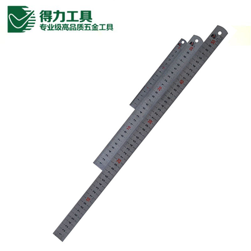 Powerful tool stainless steel ruler 1 meter 500MM 300mm steel ruler scale DL8015 8030