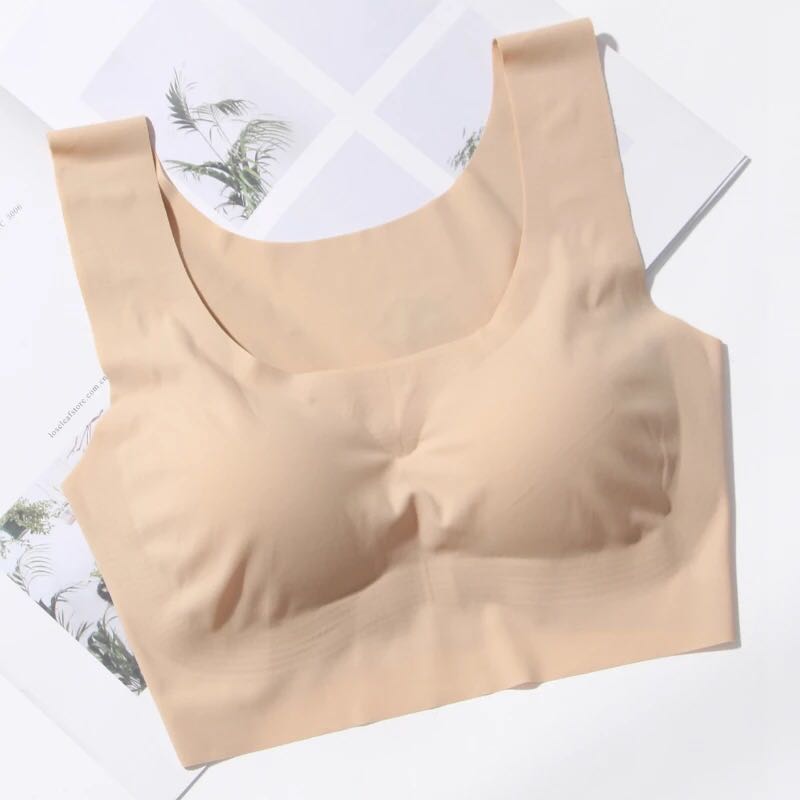 2 miếng lót đánh dấu Nhật womens lụa băng mỏng không vòng thép phong trào không ngủ ràng buộc vest kiểu đẹp áo ngực.