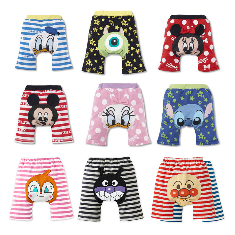Bread Superman Boy Shorts Summer Loading Wave Girl Casual Mid Pants Cartoon Pants Baby Pants PP Pants Summer