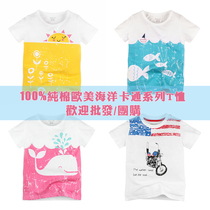 2020 Summer new childrens clothing girls boutique childrens T-shirt boys foreign trade childrens clothing cotton short sleeve t-shirt
