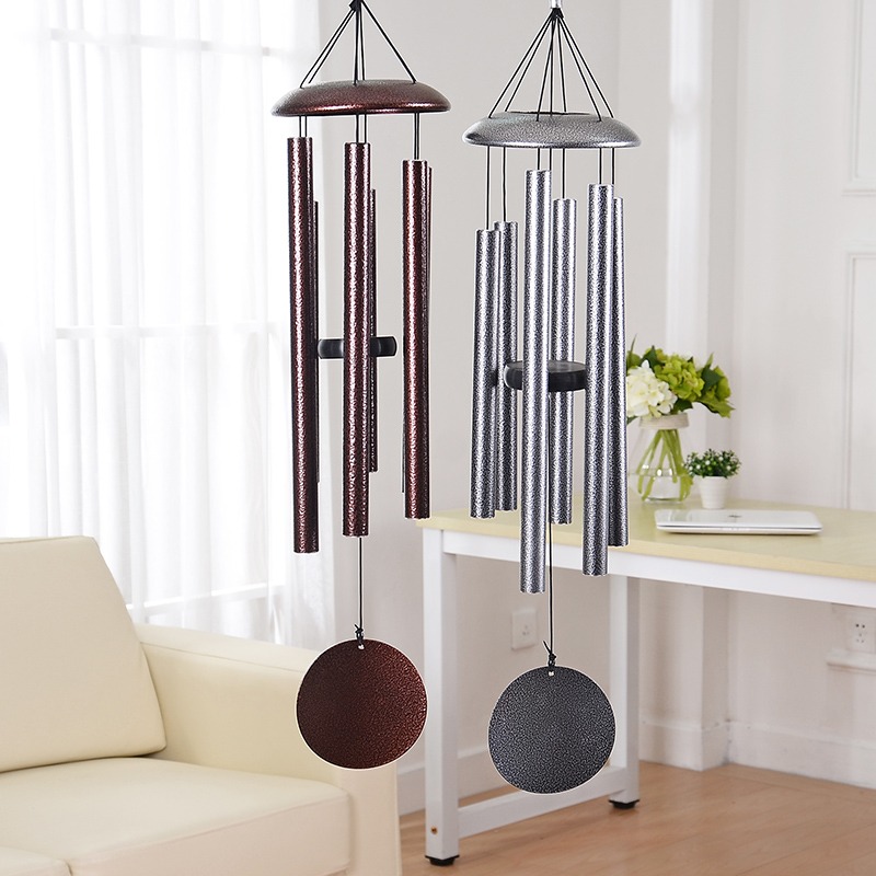 Metal pipe wind chimes Alloy wind chimes Music Wind chimes 6 pipe wind chimes Hanging starry sky music-36 inch 45 inch wind chimes