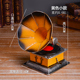 đầu đĩa than technics Cổ ghi âm retro rèn sắt ghi máy nghe nhạc mô hình prop bar nhà phòng khách trang trí hiển thị trang trí - Máy hát 	đầu đĩa than loa kèn