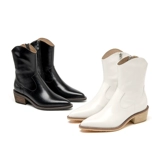 BeauToday Демисезонные джинсовые короткие сапоги в английском стиле, в британском стиле