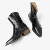 BeauToday Демисезонные джинсовые короткие сапоги в английском стиле, в британском стиле