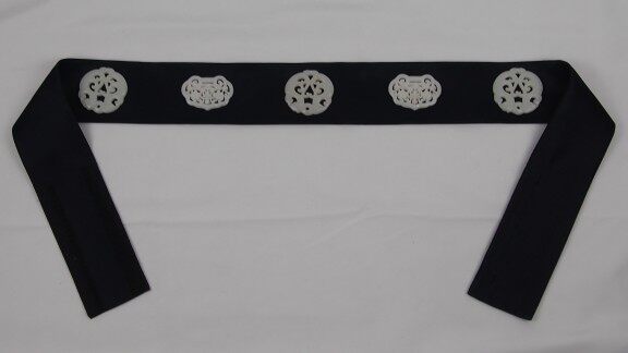 Античная аксессуары 创代设  汉服配饰腰带 宋代文臣仿玉腰带 古装圆领袍新款百搭腰带