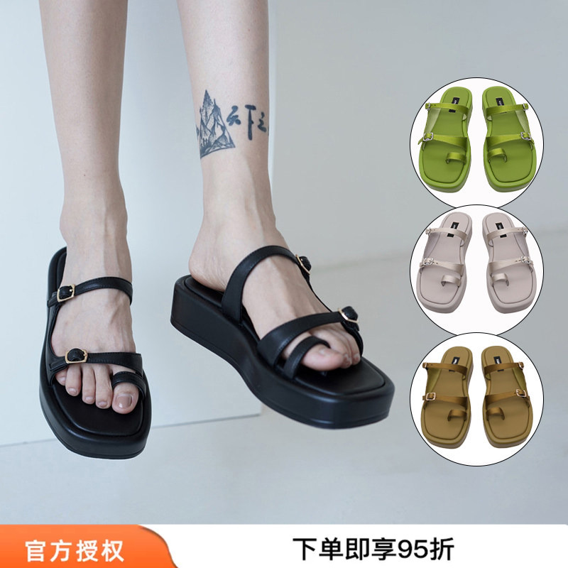 Afflatus3 26 New Model Laputa Thick-Soled Sandals Split-Toe Slippers Outdoor Sandals Beach Shoes m Star Store