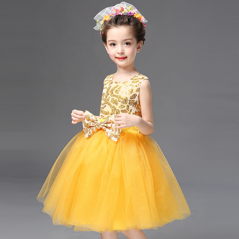 Flower Children Girls Thực hiện ăn mặc ăn mặc Wansan Hiện chúa váy cô gái Poncho váy múa ăn mặc