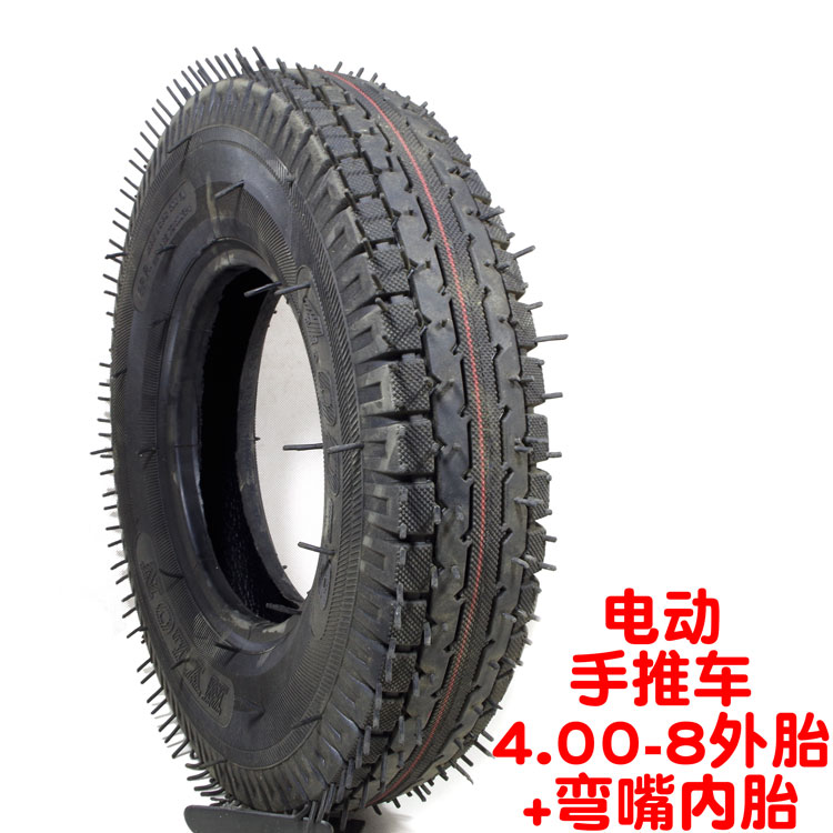 Xe đẩy điện 4,00 lốp dày lốp mòn bên trong ống nông dân xe đẩy 400-8 lốp - Lốp xe máy lốp xe máy lead