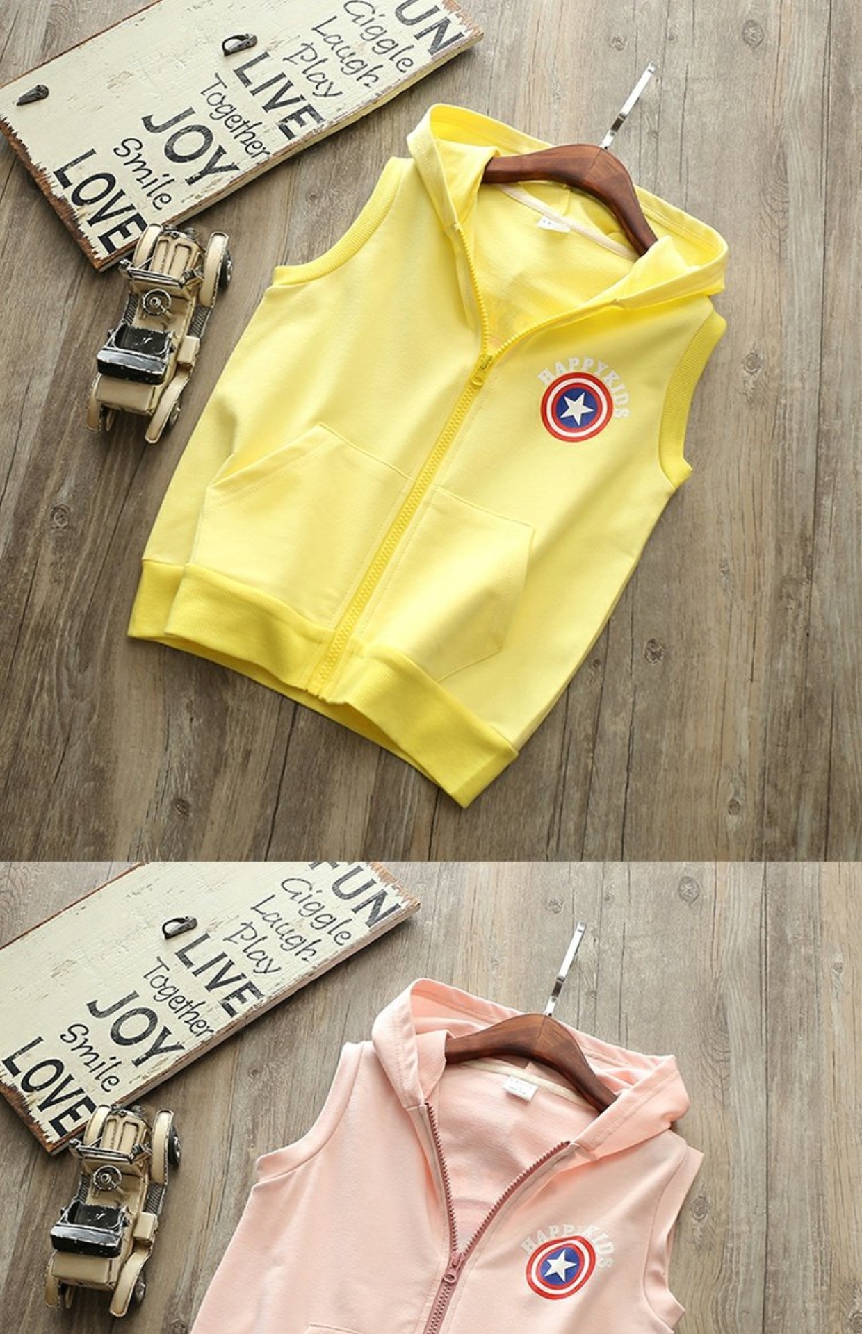 Áo vest cotton cotton 2018 phiên bản Hàn Quốc mới của bé trai và bé gái vest vest vai trẻ em áo len mùa xuân và mùa thu áo gile cho bé trai