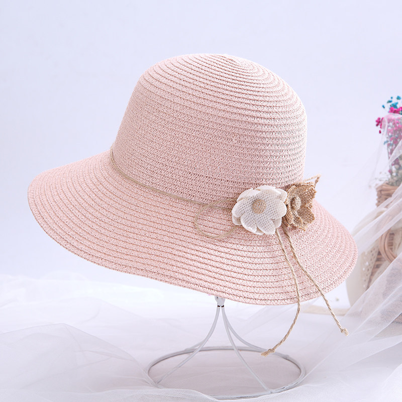Cap Lady Summer Grass Hat Holiday Tourist Fisherman Hat Outdoor Beach Beach Sun Hat Seaside Sun Sun Shade Grass Hat