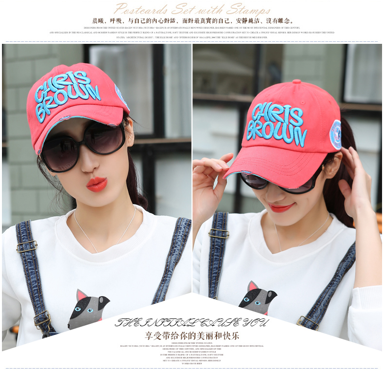 Mũ nữ mùa hè mũ bóng chày Hàn Quốc phiên bản của hipster hoang dã sinh viên mũ nam thường CN mũ đường phố visor nón bóng chày lưới	