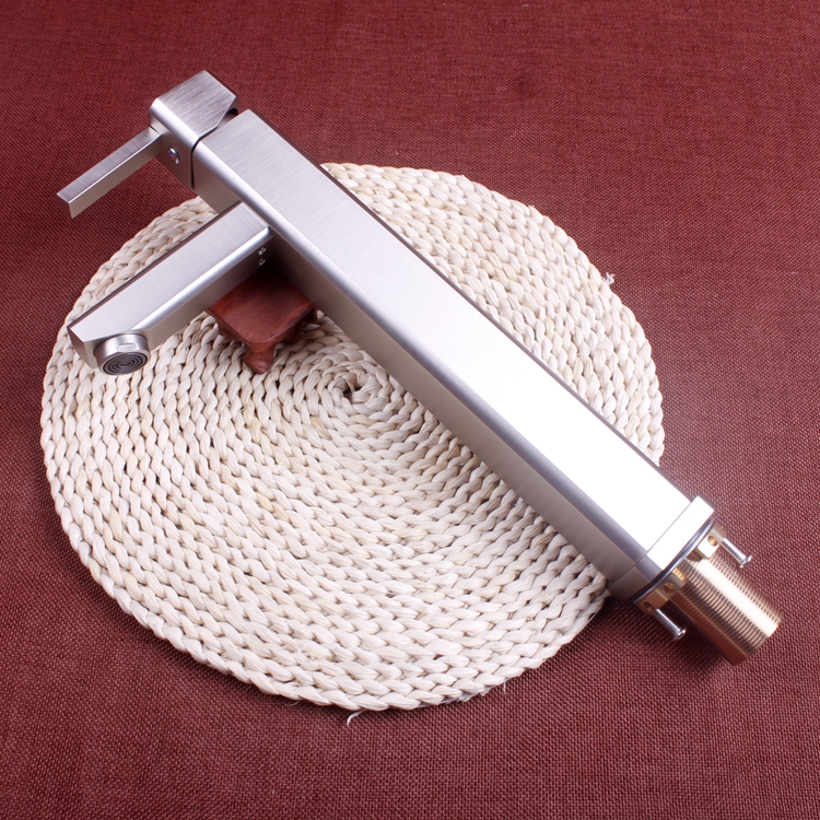 German ALLOGE WALLING Square Copper Square Cold and Heat Basin Tap