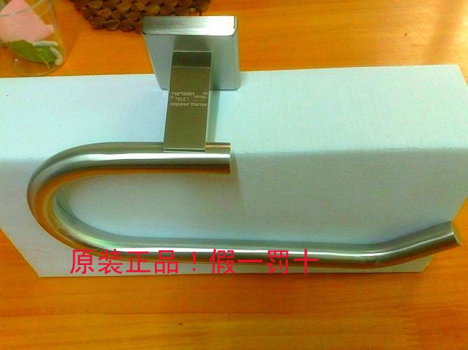 German 304 stainless steel wire drawing treatment towel ring towel towel frame towel ring towel hanging parts