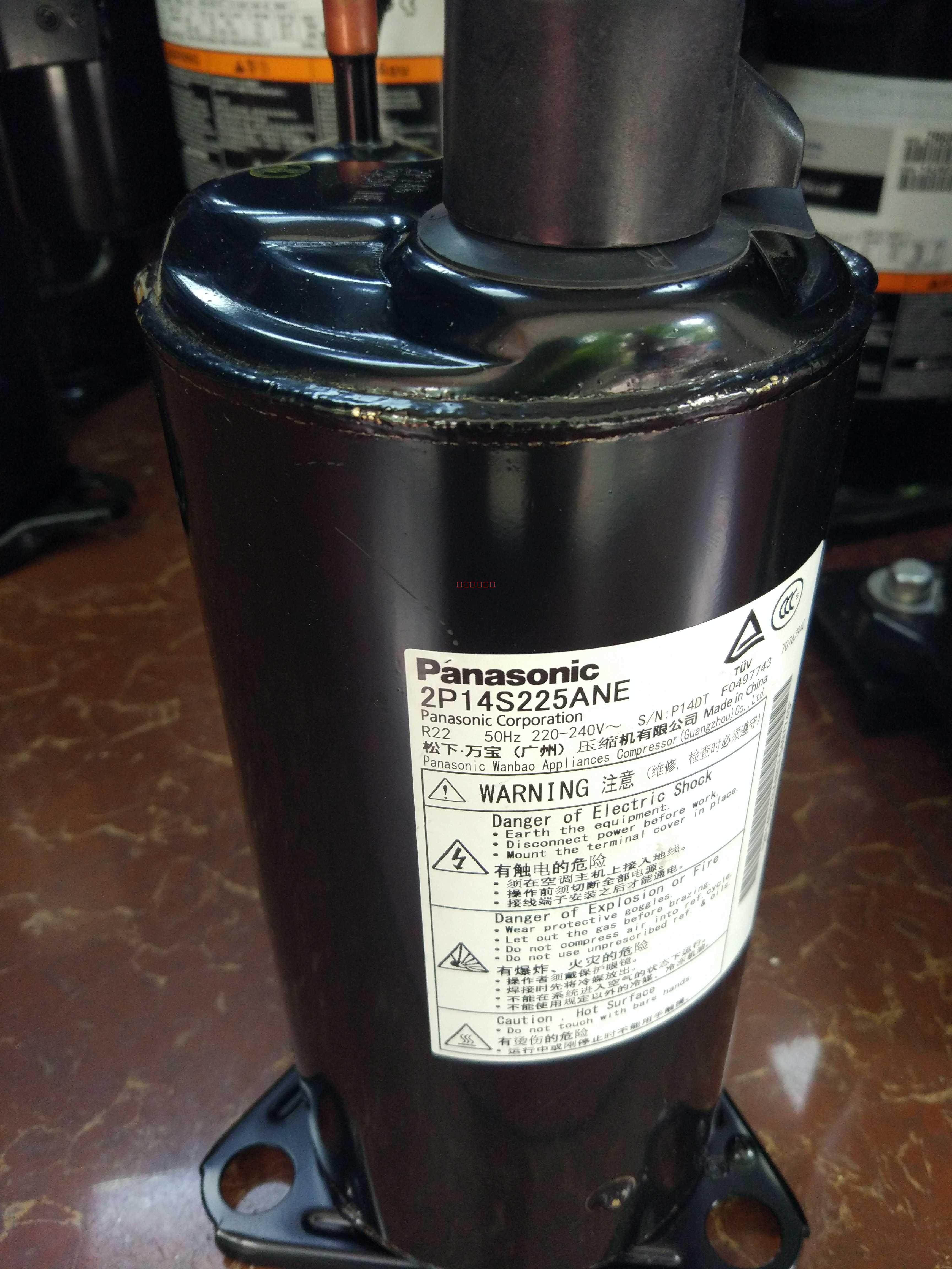 Original installation Panasonic 2P14S225ANE 2P14C225DUA 2P17S225ANQ 1P 2P17S225ANQ air-conditioning heat pump compressor