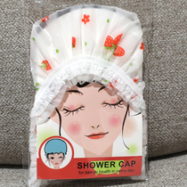 NITORI Nidali Teenage Girl Hearts Bath Hat Strawberry Cherry Cute Bath Waterproof Hat Shower Hat Hood