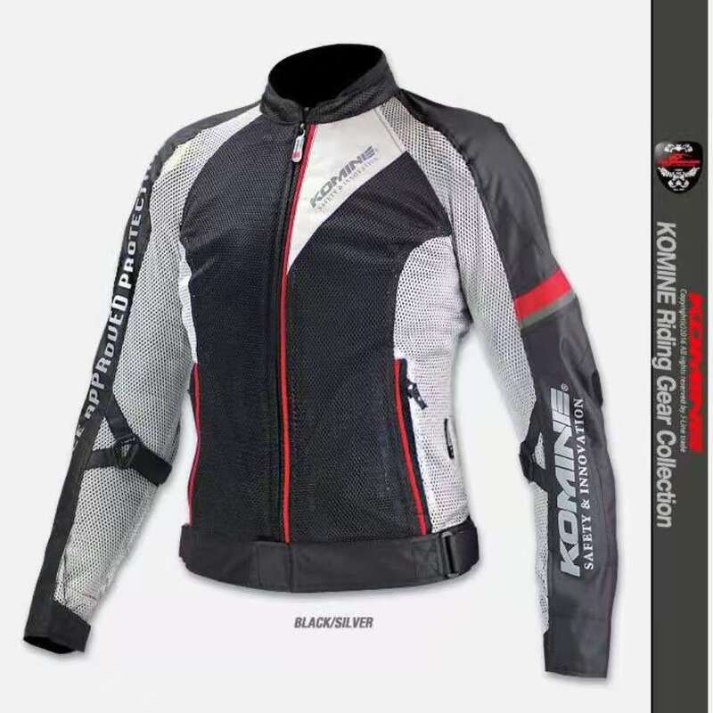 Komine Jk098 Motorcycle Riding Suit Summer Mesh Racing Jacket Breathable Anti-Fall Motorcycle Suit Komine Jk098 Motorcycle Riding Suit Summer Mesh Racing Jacket Breathable Anti-Fall Motorcycle Suit