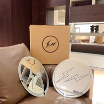 Fujiwara Lightning Mirror Fukuoka Opening Limited Creative Background Wall Hanging Mirror Round Dresser Two Gift Boxes