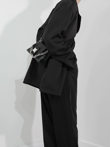 木川卡 Металлическая цепь, портативная сумка подмышку, сумка через плечо, сумка на одно плечо, изысканный стиль