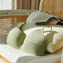 2021 Summer large breasts with small bra slim fit without steel ring underwear woman comfort beauty back lady Breasted White Bra