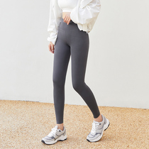 Shark pants thin section summer 90% beats bottom pants outside wearing high waist lifting hip display slim grey small feet tight fit elastic yoga pants