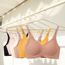 No-scratches underwear women no steel ring small breasts gather ladies to collect auxiliary milk anti-sagging bra new 2021 pops bra