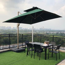 Outdoor beach umbrella Courtyard Umbrella Outdoor Umbrella Villa Terrace Solar Umbrella With Light Open-air Balcony Garden Rome umbrella