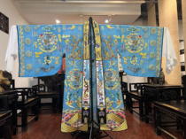 Taoist priests high performance uniform sky blue light gauze material Jiuhe Xiaotai twenty-eight stars small sleeves robe robe robe