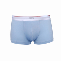 YESCODE Korean male mid-waist Modale soft and comfortable silk slip breathable speed dry skin-tight corner pants