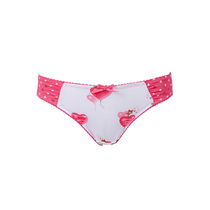 YESCODE KOREA YOUTH LADY SWEET BEAUTIFUL BUTTERFLY KNOT LEKA MOISTURE ABSORPTION SPEED DRY MIDDLE WAIST TRIANGLE UNDERWEAR