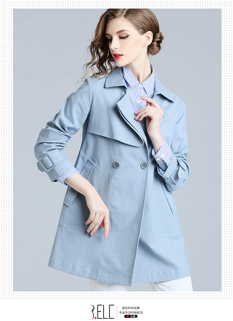 Trench pour femme      en Coton en Coton - Ref 3227255 Image 7