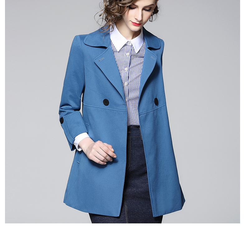 Trench pour femme      en Coton - Ref 3227961 Image 15