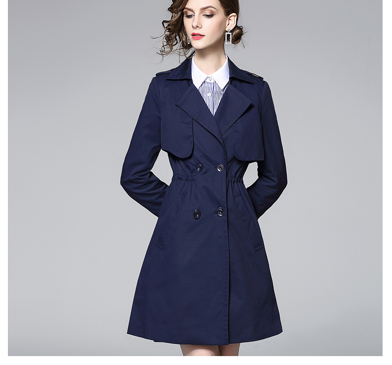Trench pour femme      en Coton - Ref 3226418 Image 15