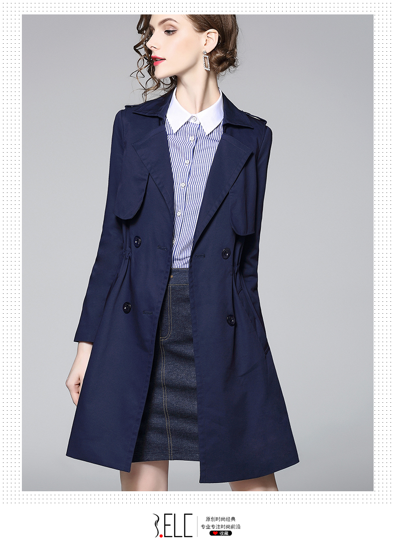 Trench pour femme      en Coton - Ref 3226418 Image 7
