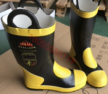 Fire extinguishing protective boots without steel plate combat rubber boots cotton steel-free competition training boots special shoes recommended by the store manager
