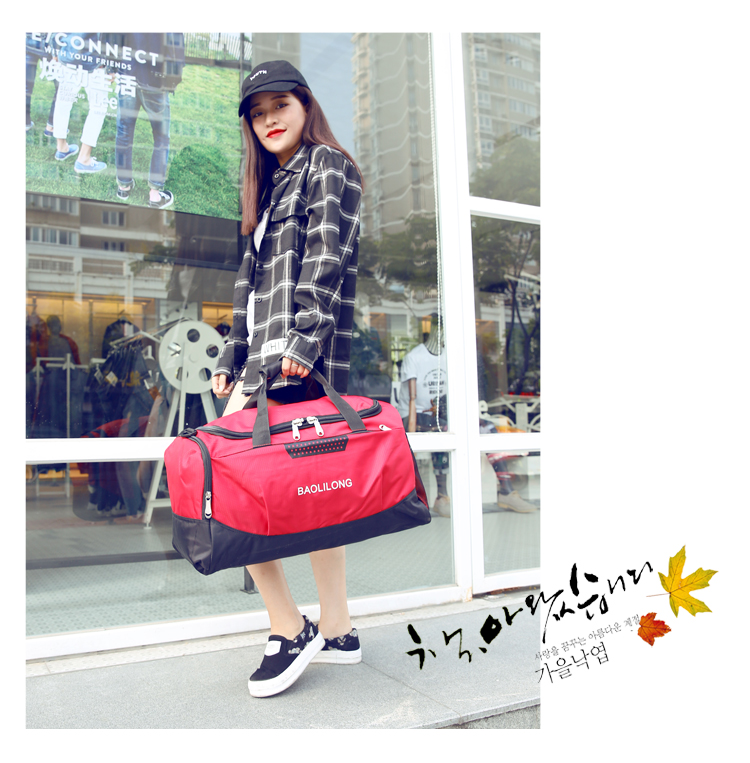 Túi thể thao Hàn Quốc xách tay unisex túi thể dục du lịch túi du lịch độc lập túi duffel túi vai du lịch ba lô du lịch nữ