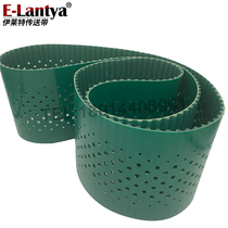 Paper Diaper Sanitary Napkins Mechanical Silicone Gel Synchronous Belt Wet Towels Conveying Equipment High Temperature Resistant Perforated Suction Wind Toothed Belt