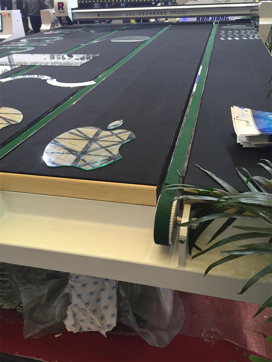 Bengbu glass machinery synchronous belt H-48-10085 8 cutting machine belt green PU toothed belt