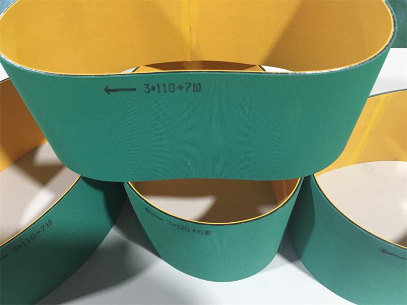 Printing Press Yellow Green Flat Belt Paper Equipment Plane High-speed Drive Belt Wood Working Machinery Nylon Sheet Baseband