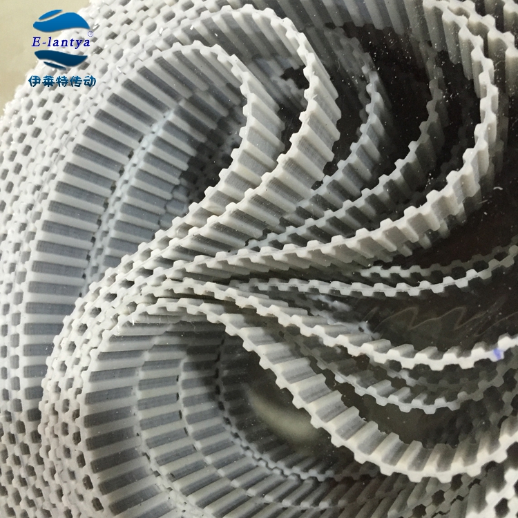 Double-sided steel wire synchronization band seamless polyurethane double-sided faulty white synchronous band length is determined