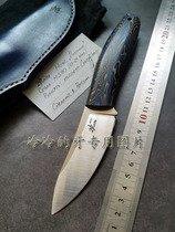 Imported Russian 24 Knife hand customized small straight outdoor portable small straight 1 spot